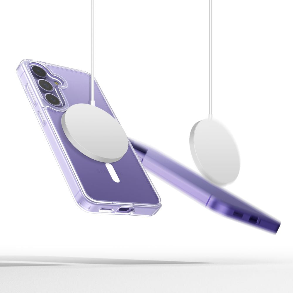 COUVERTURE TECH-PROTECT FLEXAIR HYBRID MAGSAFE GALAXY S25+ PLUS TRANSPARENT