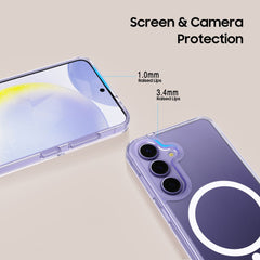 COUVERTURE TECH-PROTECT FLEXAIR HYBRID MAGSAFE GALAXY S25+ PLUS TRANSPARENT