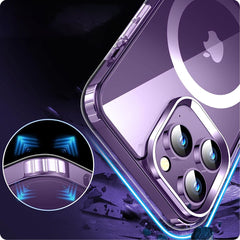COQUE POUR IPHONE 15 MAGSAFE HEYCASE AIR DEFENSE TRANSPARENTE