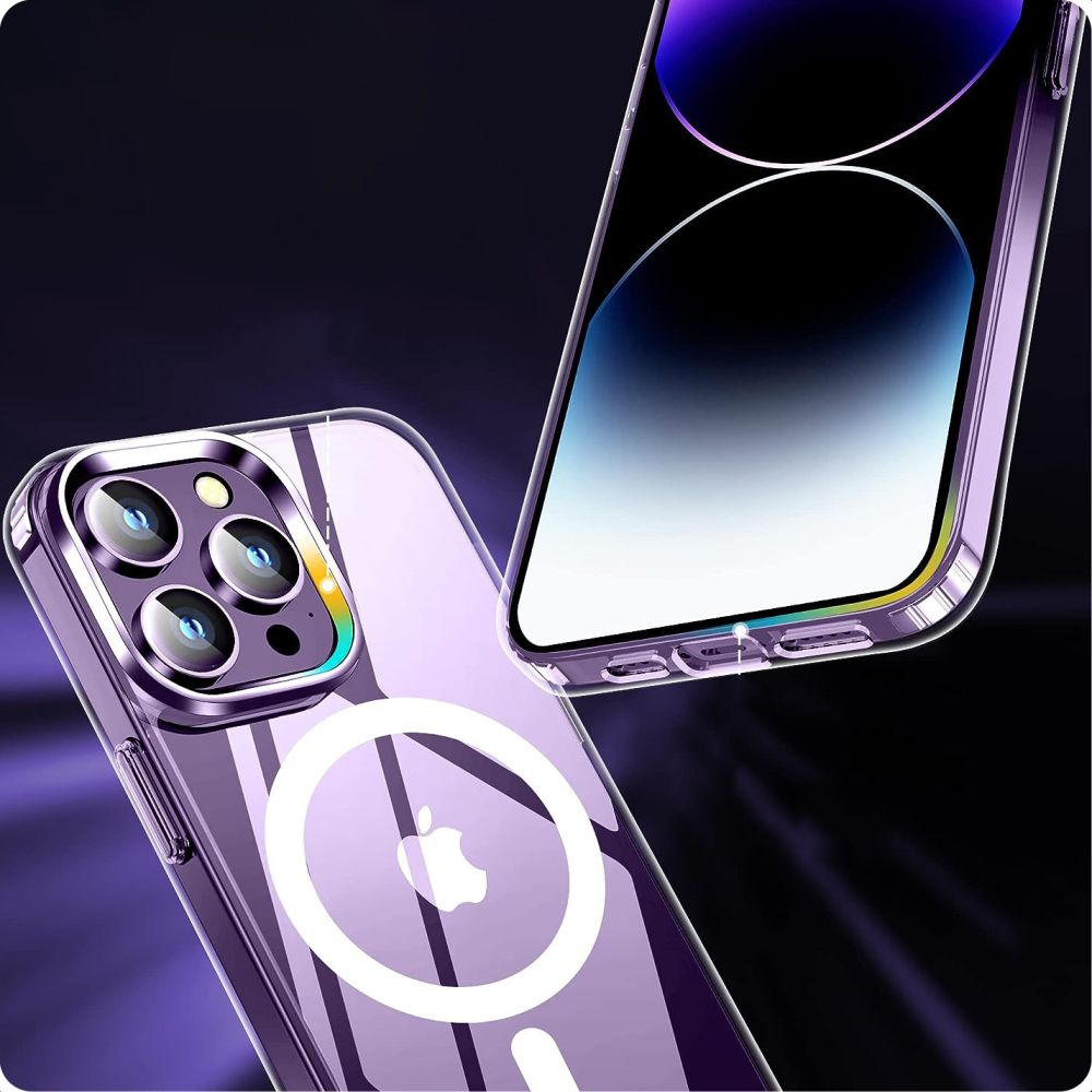 COQUE POUR IPHONE 15 PRO MAGSAFE HEYCASE AIR DEFENSE TRANSPARENTE
