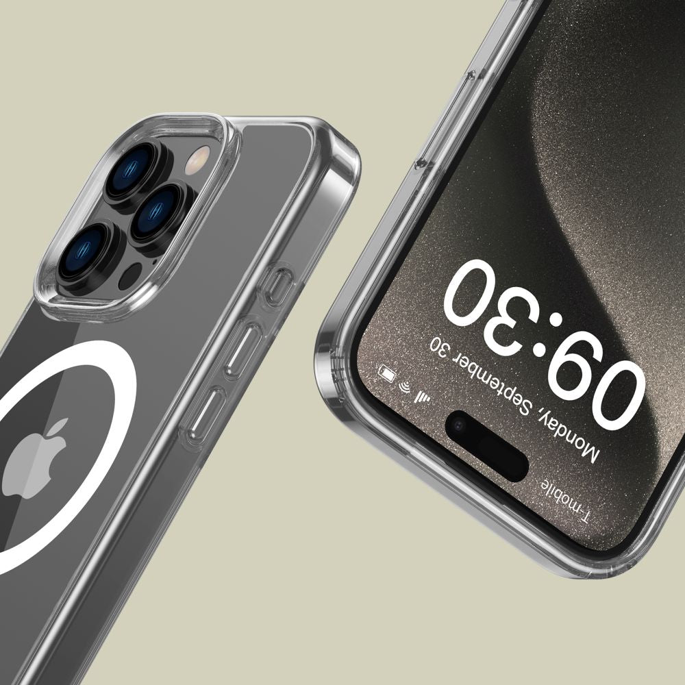 COQUE POUR IPHONE 16 PRO TECH-PROTECT FLEXAIR HYBRID MAGSAFE TRANSPARENT