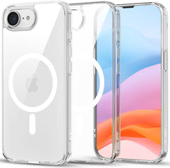 COUVERTURE TECH-PROTECT FLEXAIR HYBRID MAGSAFE IPHONE 16E TRANSPARENT
