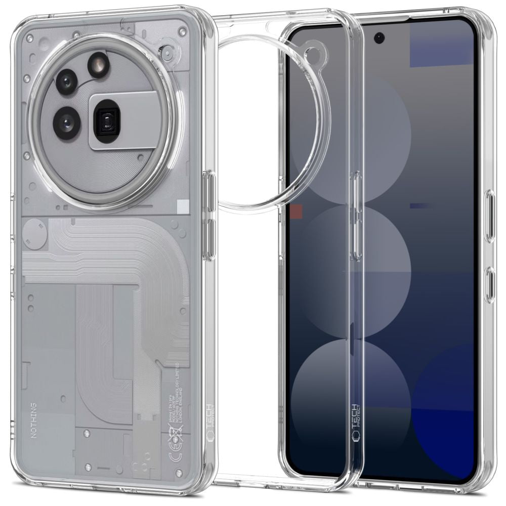 COUVERTURE TECH-PROTECT FLEXAIR HYBRID NOTHING PHONE 3A PRO TRANSPARENT