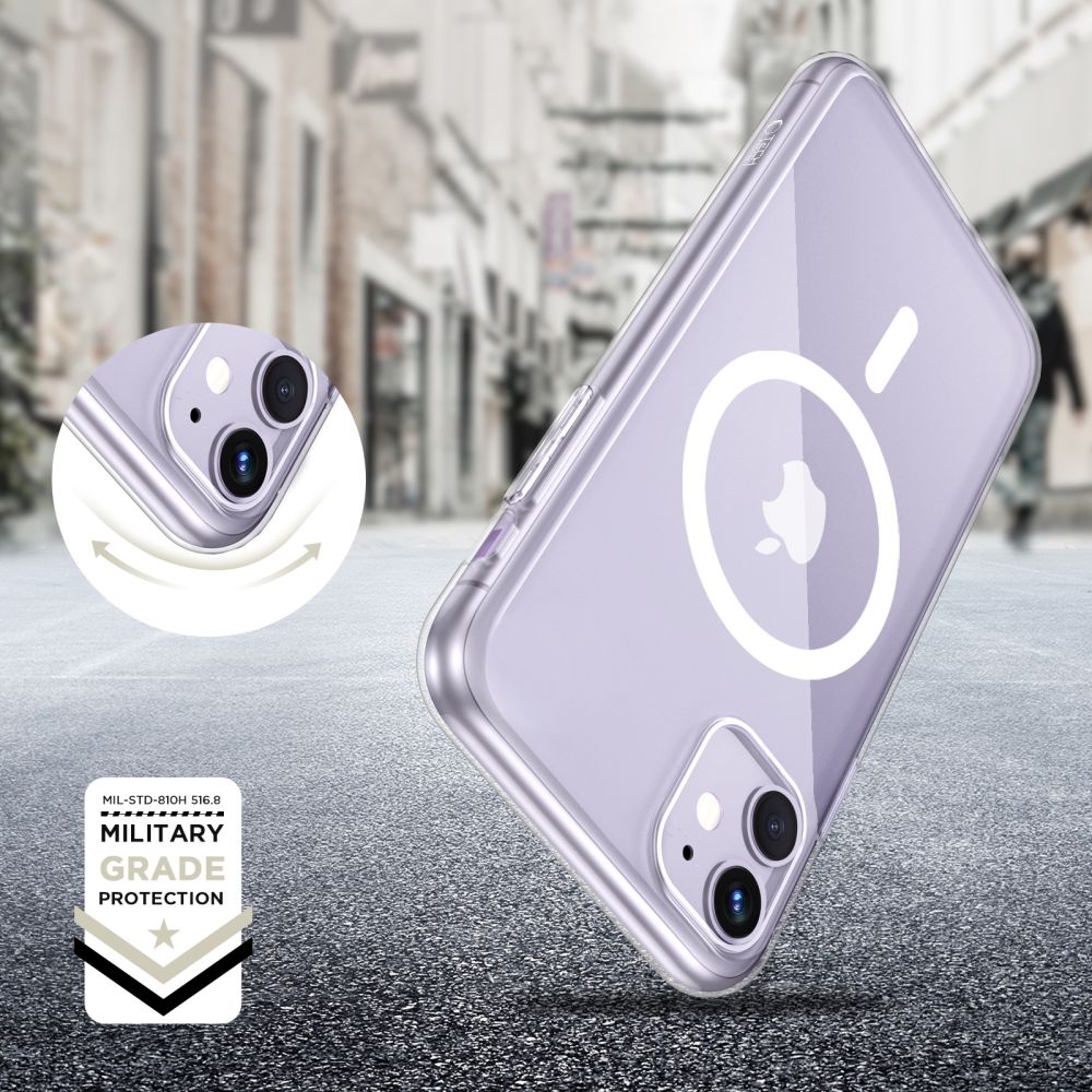COUVERTURE TECH-PROTECT FLEXAIR MAGSAFE IPHONE 11 TRANSPARENT