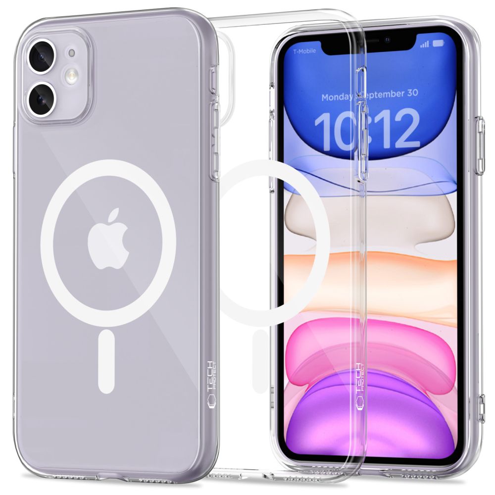 COUVERTURE TECH-PROTECT FLEXAIR MAGSAFE IPHONE 11 TRANSPARENT