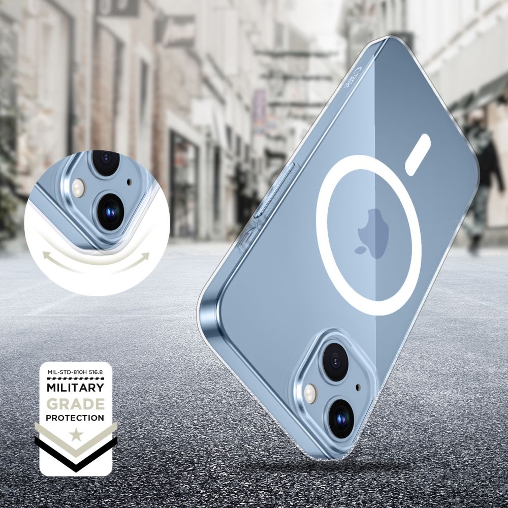 COQUE TECH-PROTECT FLEXAIR MAGSAFE IPHONE 13 / 14 TRANSPARENTE
