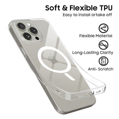 COUVERTURE TECH-PROTECT FLEXAIR MAGSAFE IPHONE 15 PRO MAX TRANSPARENT