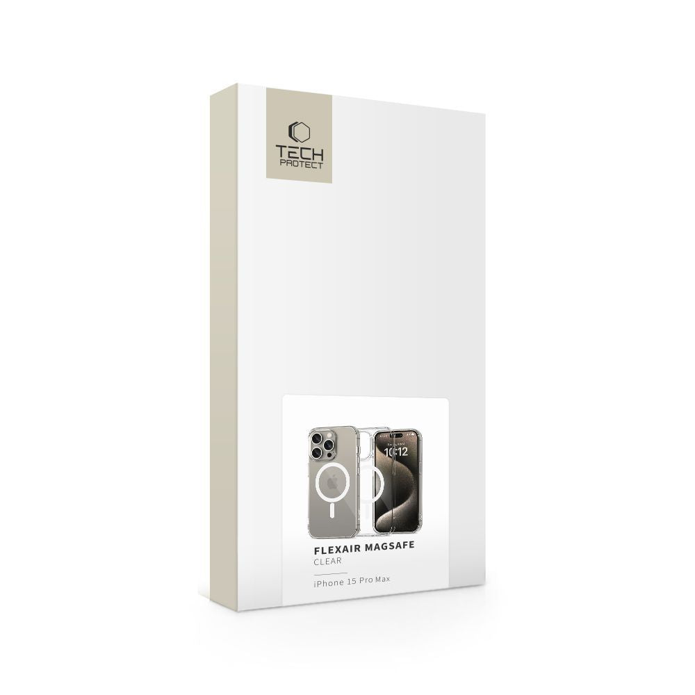 COUVERTURE TECH-PROTECT FLEXAIR MAGSAFE IPHONE 15 PRO MAX TRANSPARENT