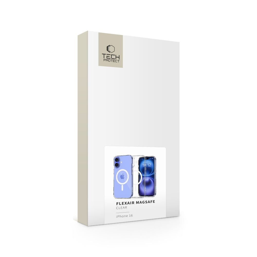 COUVERTURE TECH-PROTECT FLEXAIR MAGSAFE IPHONE 16 TRANSPARENT