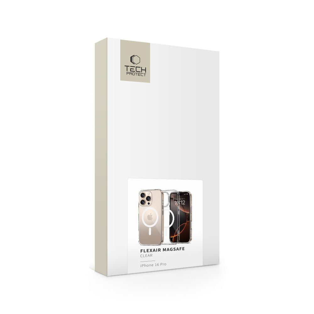 COUVERTURE TECH-PROTECT FLEXAIR MAGSAFE IPHONE 16 PRO TRANSPARENT