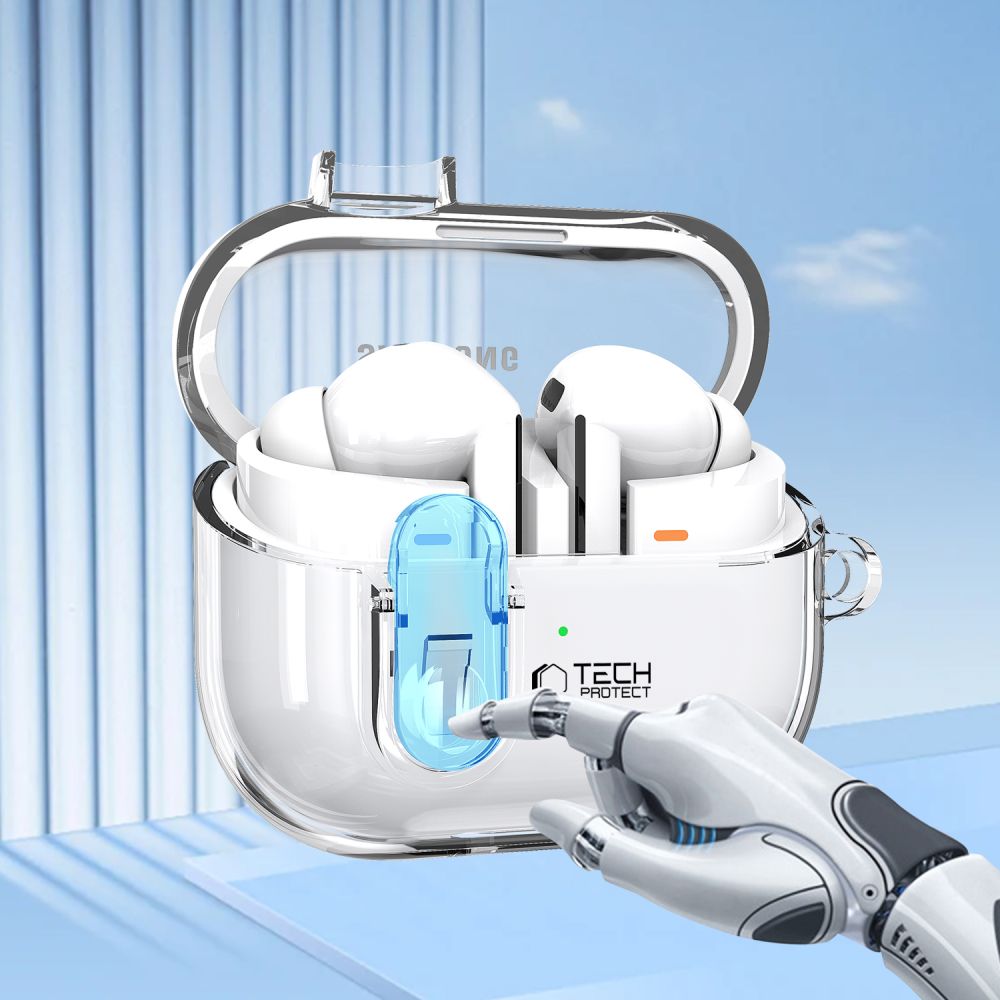 TECH-PROTECT FLEXAIR SAMSUNG GALAXY BUDS 3 / 3 PRO TRANSPARENT