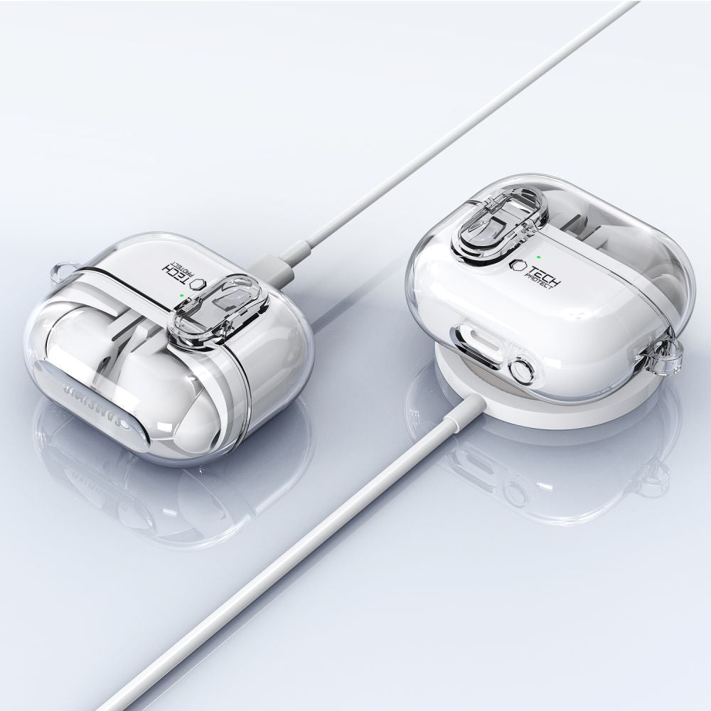 TECH-PROTECT FLEXAIR SAMSUNG GALAXY BUDS 3 / 3 PRO TRANSPARENT