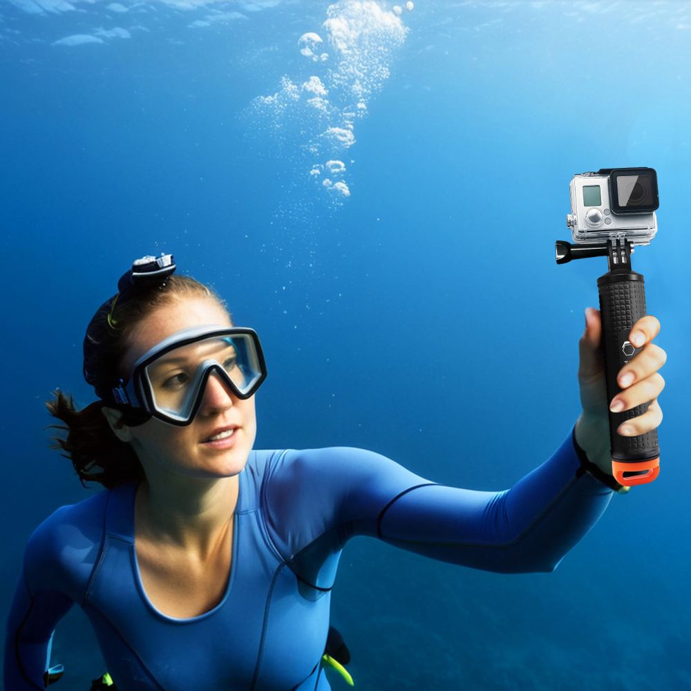 TECH-PROTECT GA100 POIGNÉE FLOTTANTE GOPRO / DJI NOIRE