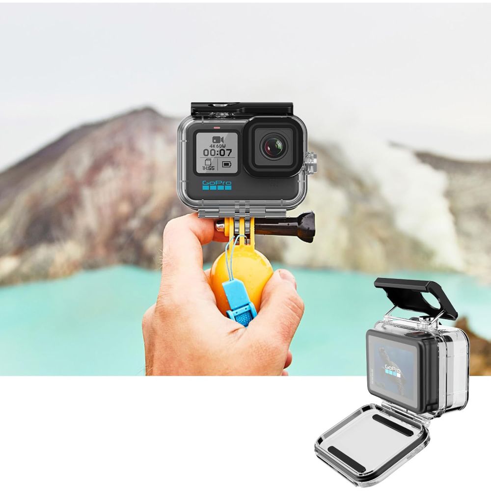 TECH-PROTECT GA200 COQUE ÉTANCHE GOPRO HERO 9 / 10 / 11 / 12 / 13 TRANSPARENTE