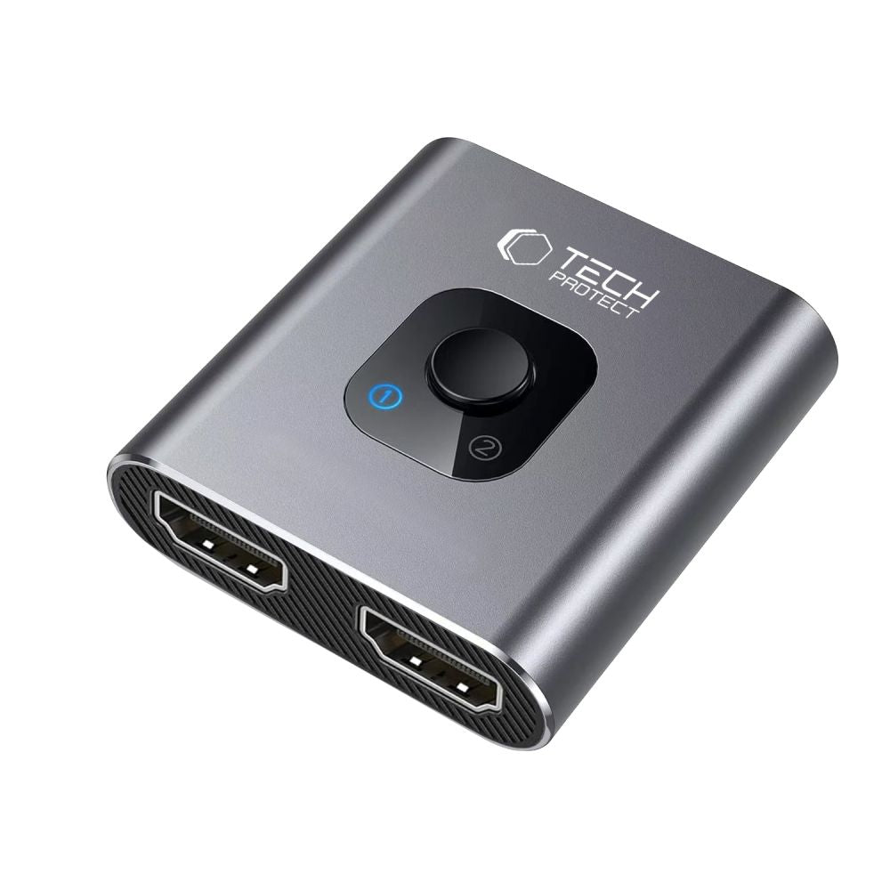 ADAPTATEUR HUB TECH-PROTECT HB07 2EN1 HDMI 4K 60HZ GRIS ESPACE