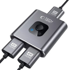 ADAPTATEUR HUB TECH-PROTECT HB07 2EN1 HDMI 4K 60HZ GRIS ESPACE