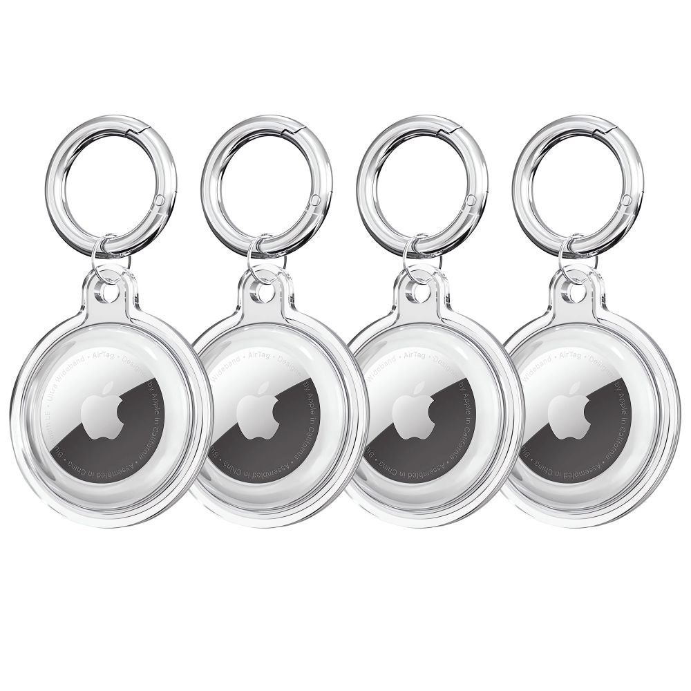 EMBALLAGE TECH-PROTECT ICON 4-PACK APPLE AIRTAG TRANSPARENT