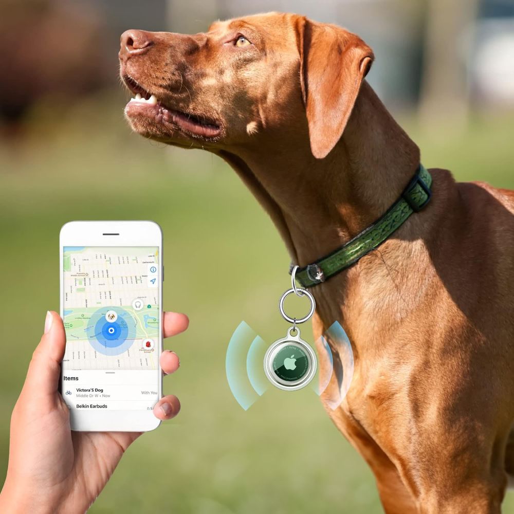EMBALLAGE TECH-PROTECT ICON 4-PACK APPLE AIRTAG TRANSPARENT