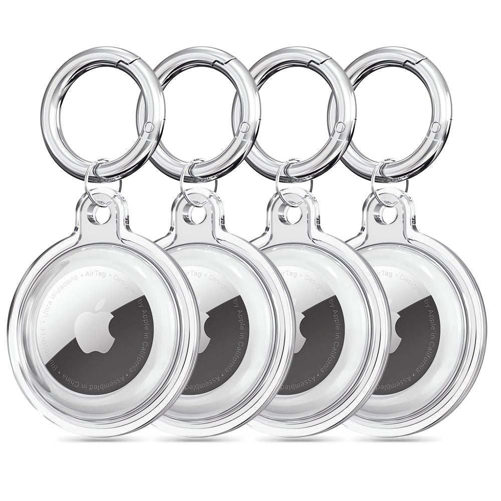 EMBALLAGE TECH-PROTECT ICON 4-PACK APPLE AIRTAG TRANSPARENT