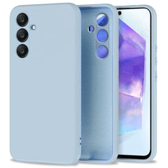 COUVERTURE TECH-PROTECT ICON GALAXY A55 5G BLEU CIEL