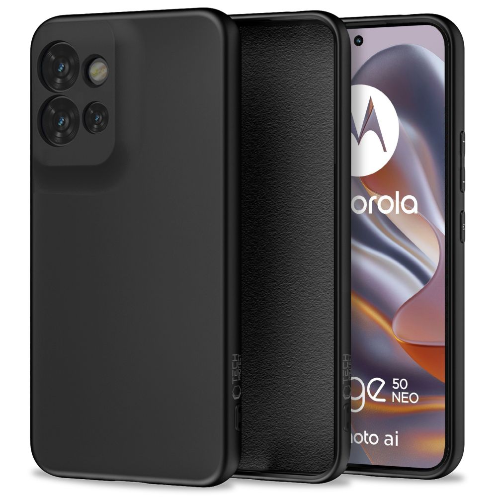 COUVERCLE TECH-PROTECT ICON MOTOROLA EDGE 50 NEO NOIR