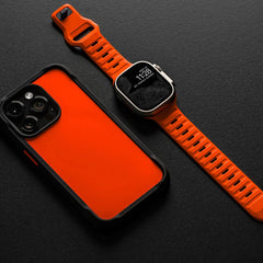 BRACELET DOOP ICONBAND LINE APPLE WATCH 6 / 7 / 8 / 9 / 10 / SE / ULTRA 1 / 2 (44 / 45 / 46 / 49 MM) ORANGE