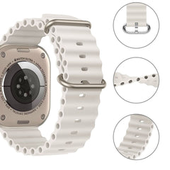 BRACELET DOOP ICONBAND PRO POUR APPLE WATCH 6 / 7 / 8 / 9 / 10 / SE / ULTRA 1 / 2 (44 / 45 / 46 / 49 MM) BEIGE