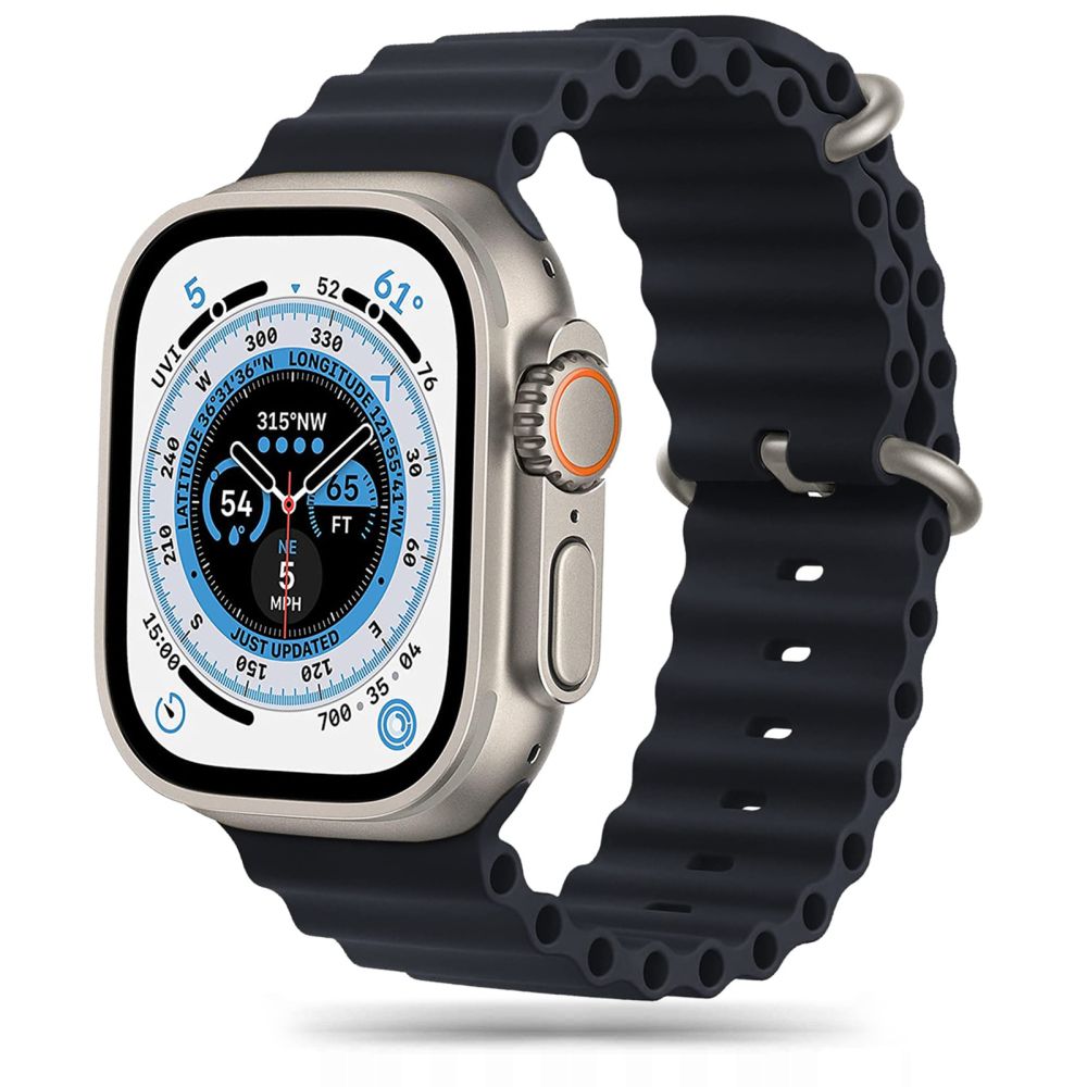 BRACELET DOOP ICONBAND PRO POUR APPLE WATCH 6 / 7 / 8 / 9 / 10 / SE / ULTRA 1 / 2 (44 / 45 / 46 / 49 MM) NOIR
