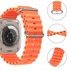 BRACELET DOOP ICONBAND PRO POUR APPLE WATCH 6 / 7 / 8 / 9 / 10 / SE / ULTRA 1 / 2 (44 / 45 / 46 / 49 MM) ORANGE