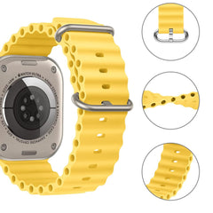 BRACELET DOOP ICONBAND PRO POUR APPLE WATCH 6 / 7 / 8 / 9 / 10 / SE / ULTRA 1 / 2 (44 / 45 / 46 / 49 MM) JAUNE