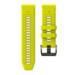 BRACELET EN SILICONE POUR GARMIN 26MM FENIX 3 / 5X / 3HR / 5X PLUS / 6X / 6X PRO / 7X DOOP EXPLORER PRO VERT / NOIR