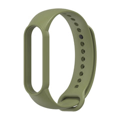 BRACELET EN SILICONE POUR XIAOMI MI BAND 5 / 6 / 6 NFC / 7 HEYBAND ICON VERT MILITAIRE