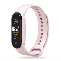 BRACELET EN SILICONE POUR XIAOMI MI BAND 5 / 6 / 6 NFC / 7 HEYBAND ICON PINK