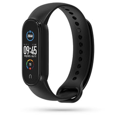 BRACELET EN SILICONE POUR XIAOMI MI SMART BAND 5 / 6 / 6 NFC HEYBAND ICON NOIR