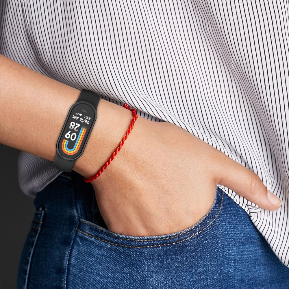 BRACELET EN SILICONE POUR XIAOMI MI BAND 8 / 9 / NFC HEYBAND ICON VERT ARMÉE