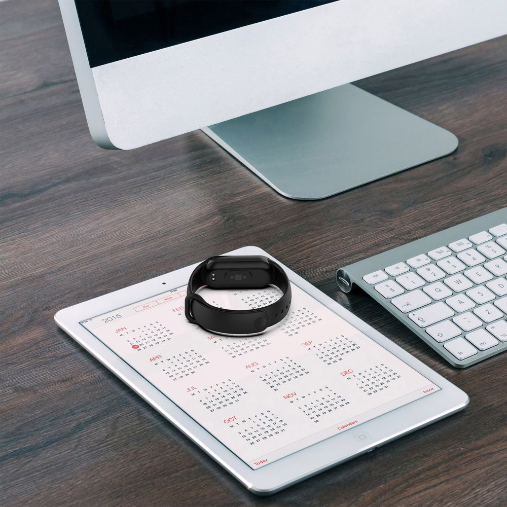 BRACELET EN SILICONE POUR XIAOMI MI BAND 8 / 9 / NFC HEYBAND ICON VERT ARMÉE