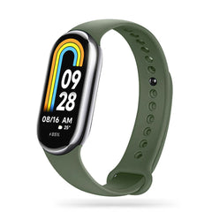 BRACELET EN SILICONE POUR XIAOMI MI BAND 8 / 9 / NFC HEYBAND ICON VERT ARMÉE