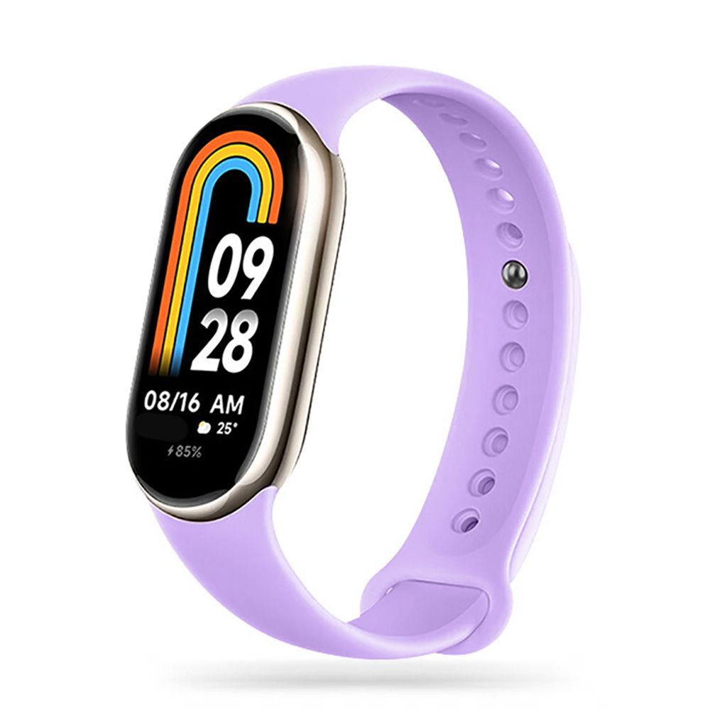BRACELET EN SILICONE POUR XIAOMI MI BAND 8 / 9 / NFC HEYBAND ICON VIOLET