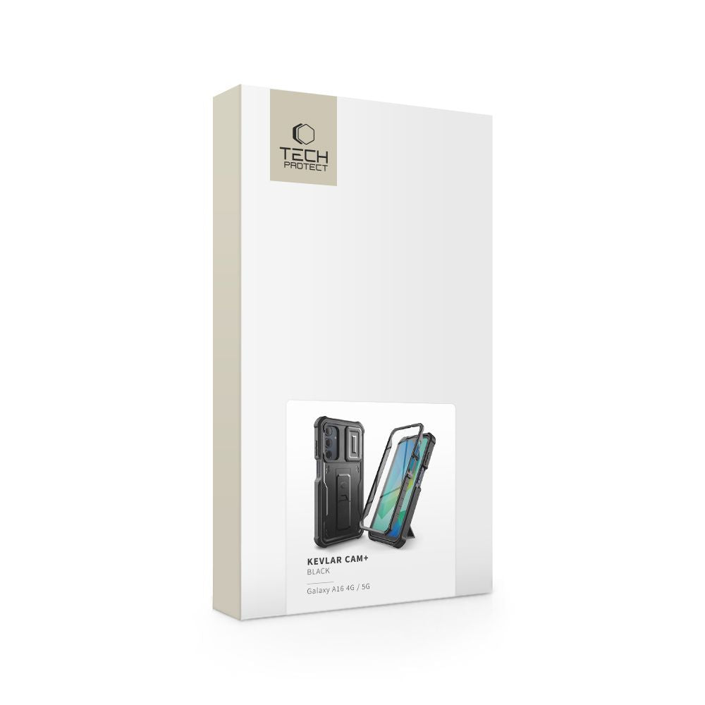 COQUE TECH-PROTECT KEVLAR CAM+ GALAXY A16 4G / 5G NOIRE