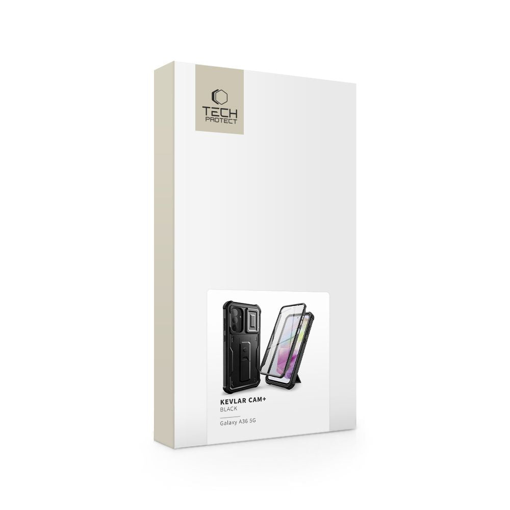COUVERTURE TECH-PROTECT KEVLAR CAM+ GALAXY A36 5G NOIR