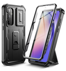 COUVERCLE TECH-PROTECT KEVLAR CAM+ GALAXY A55 5G NOIR