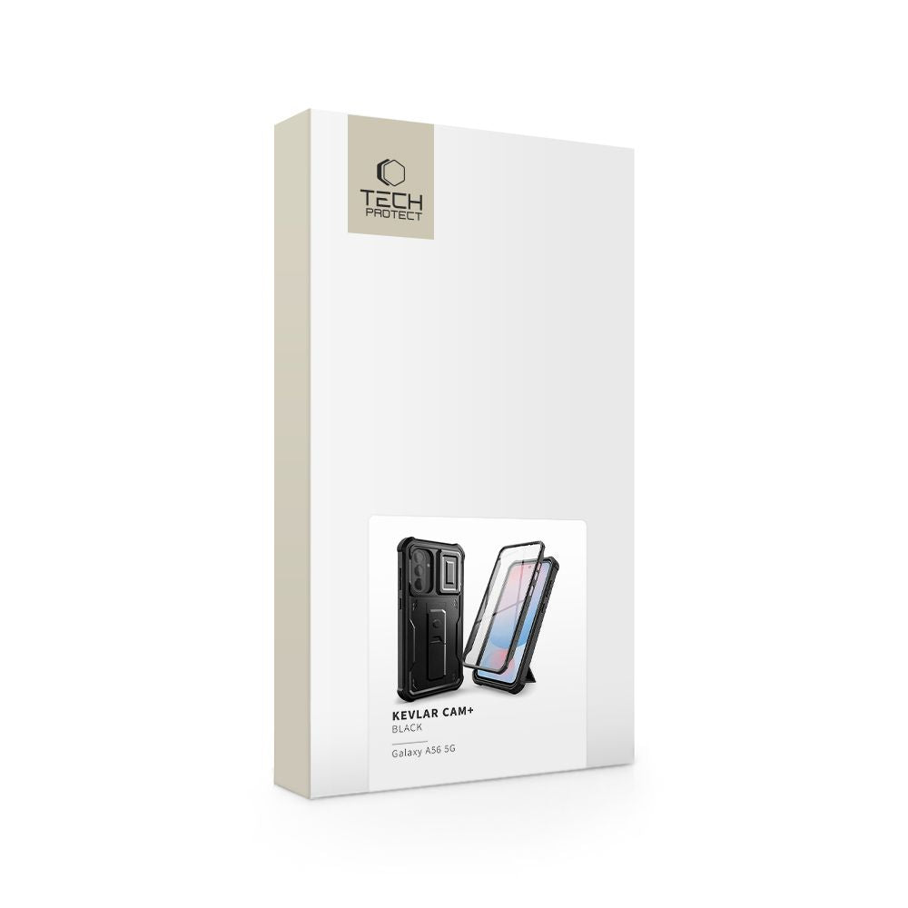 COUVERCLE TECH-PROTECT KEVLAR CAM+ GALAXY A56 5G NOIR