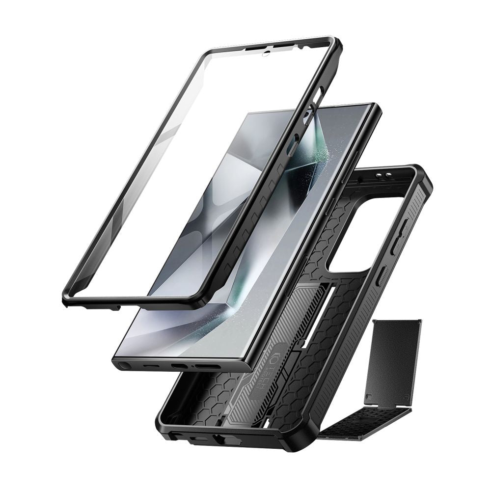 COUVERCLE TECH-PROTECT KEVLAR CAM+ GALAXY S24 ULTRA NOIR