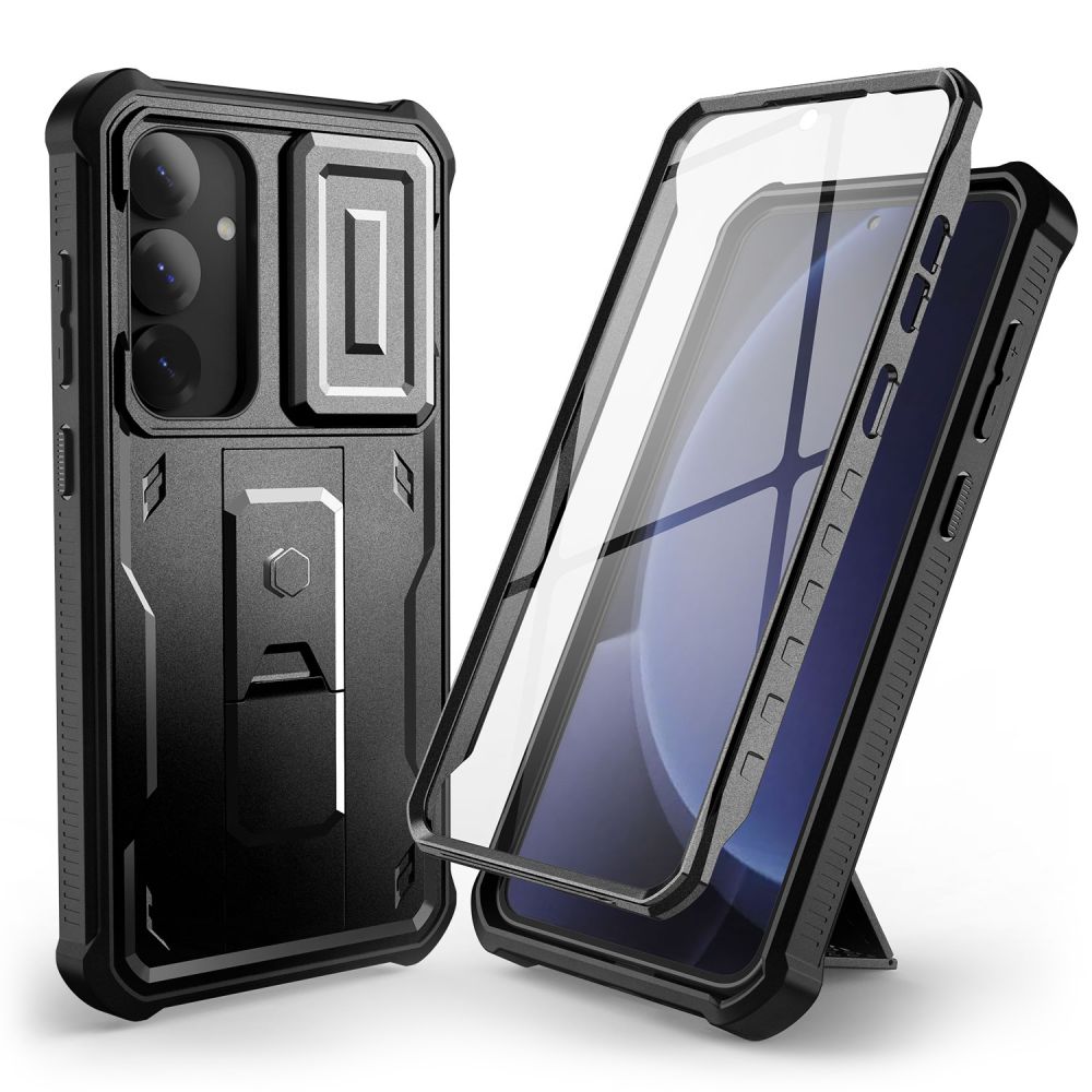 COUVERCLE TECH-PROTECT KEVLAR CAM+ GALAXY S25+ PLUS NOIR