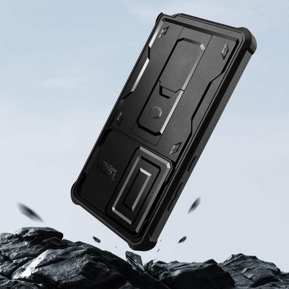 COUVERTURE TECH-PROTECT KEVLAR CAM+ GALAXY S25 ULTRA NOIR