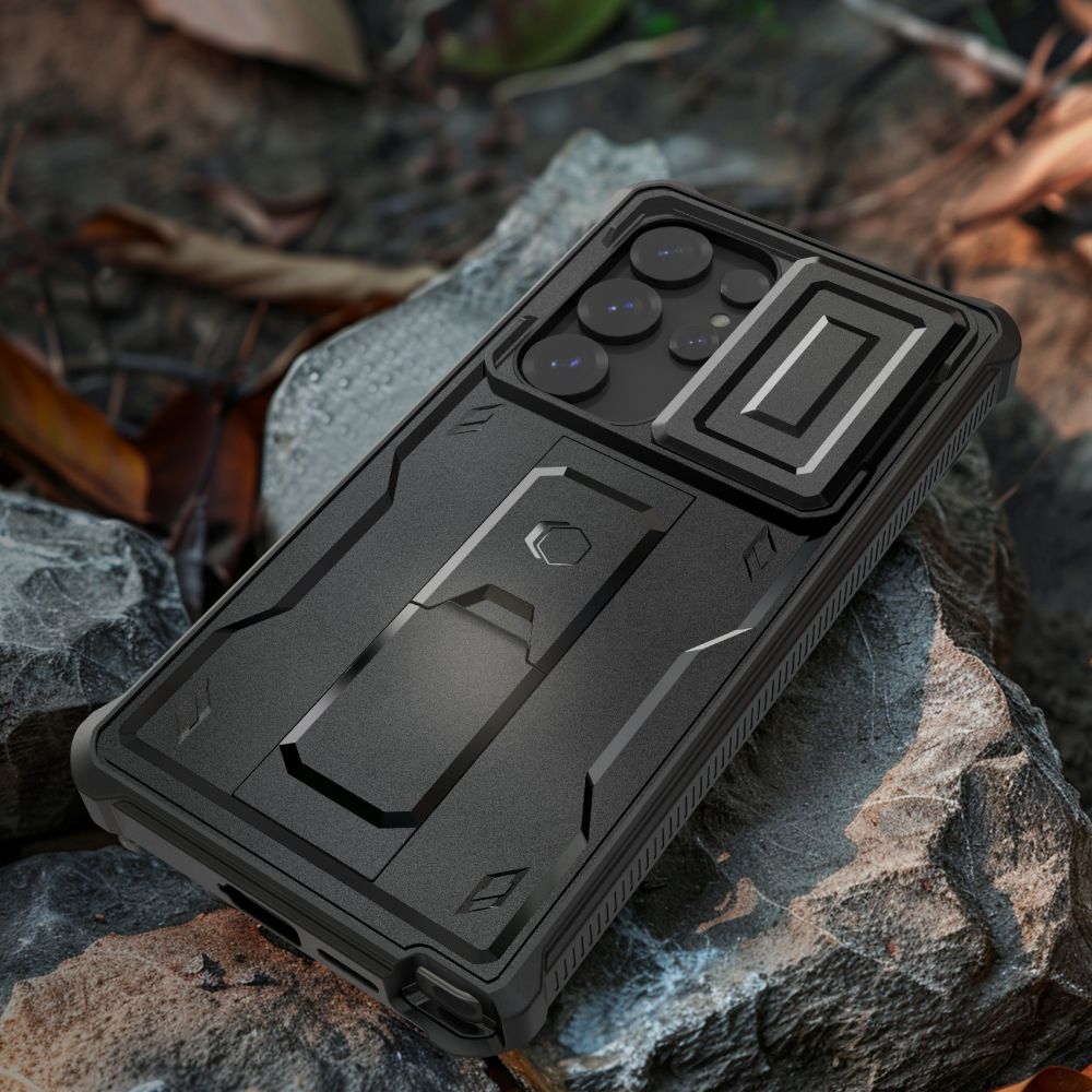 COUVERTURE TECH-PROTECT KEVLAR CAM+ GALAXY S25 ULTRA NOIR