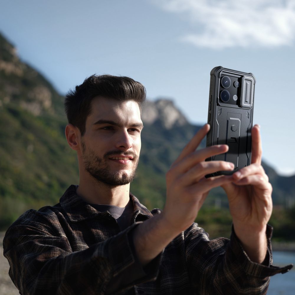 COUVERCLE TECH-PROTECT KEVLAR CAM+ XIAOMI REDMI NOTE 13 PRO 5G / POCO X6 5G NOIR