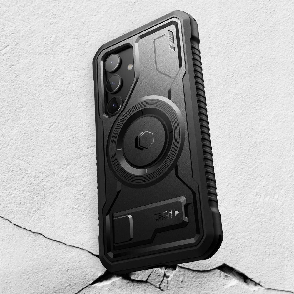 COUVERTURE TECH-PROTECT KEVLAR MAGSAFE+ GALAXY S24+ PLUS NOIR