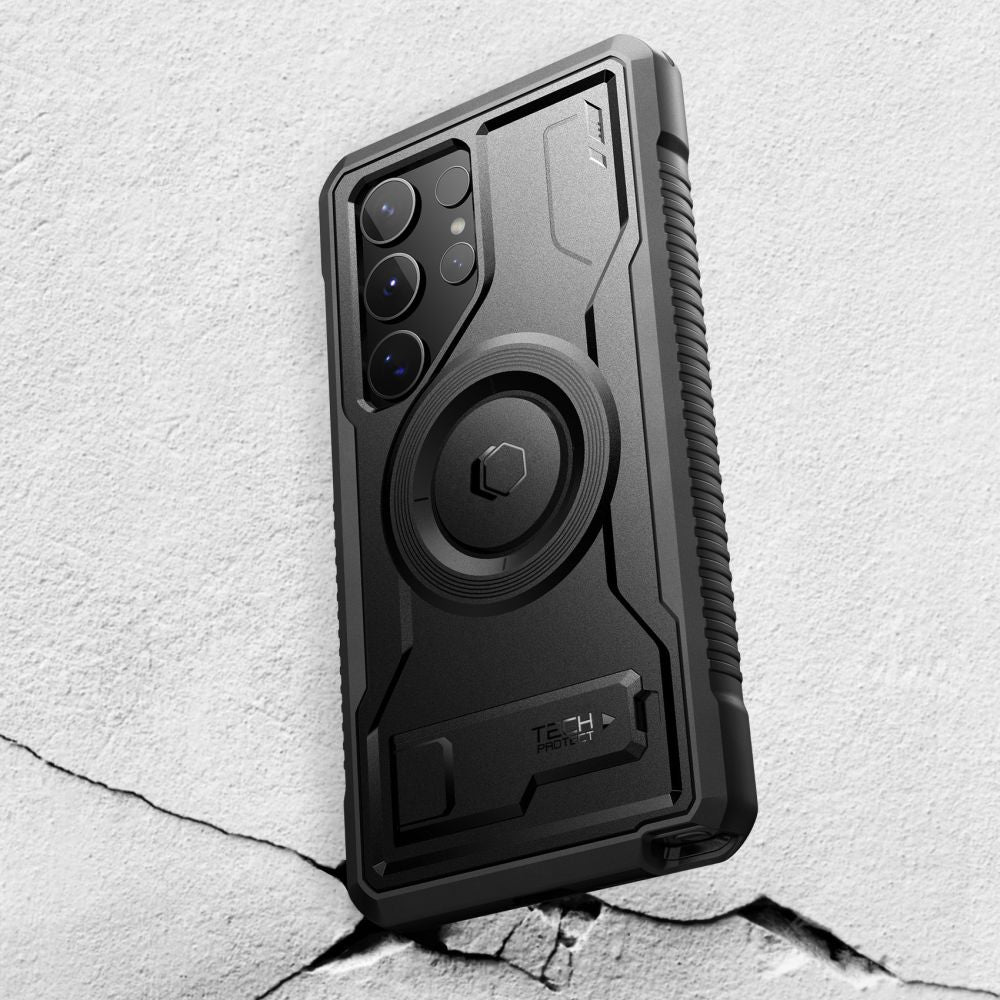 COUVERTURE TECH-PROTECT KEVLAR MAGSAFE+ GALAXY S24 ULTRA NOIR