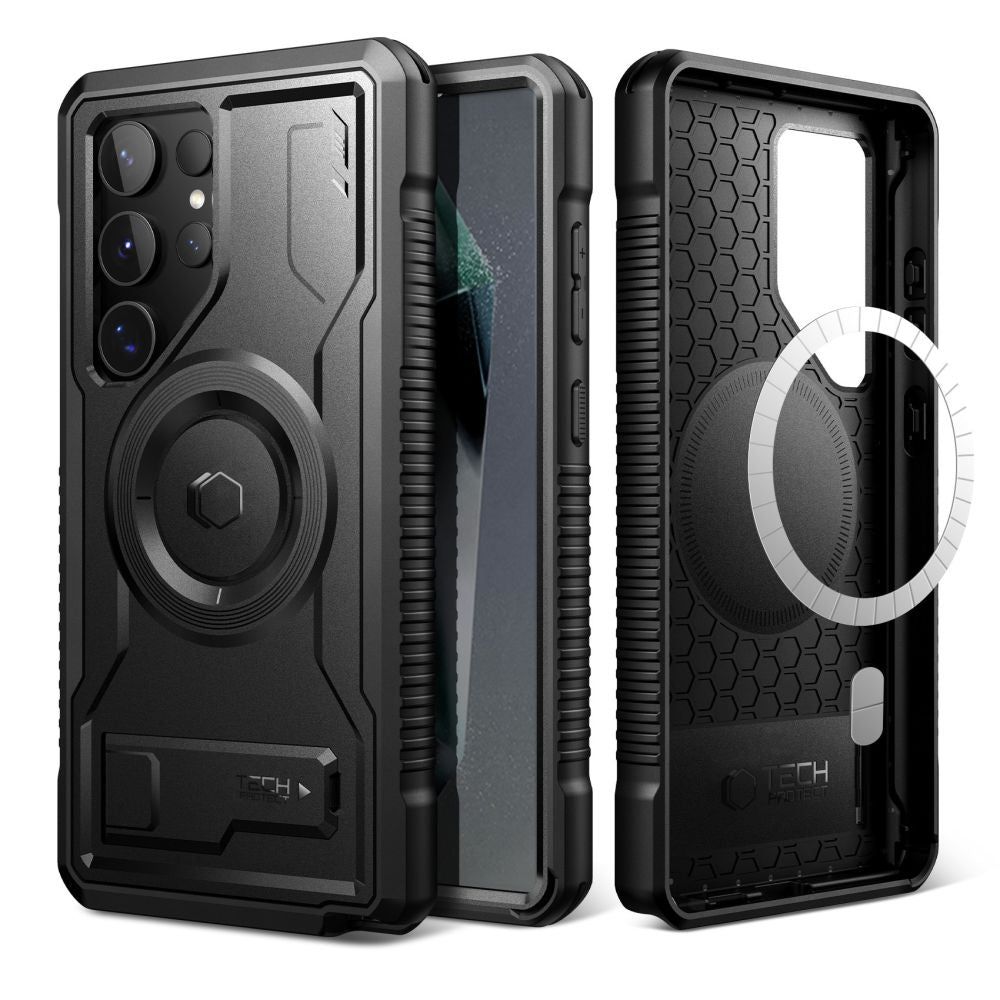COUVERTURE TECH-PROTECT KEVLAR MAGSAFE+ GALAXY S24 ULTRA NOIR